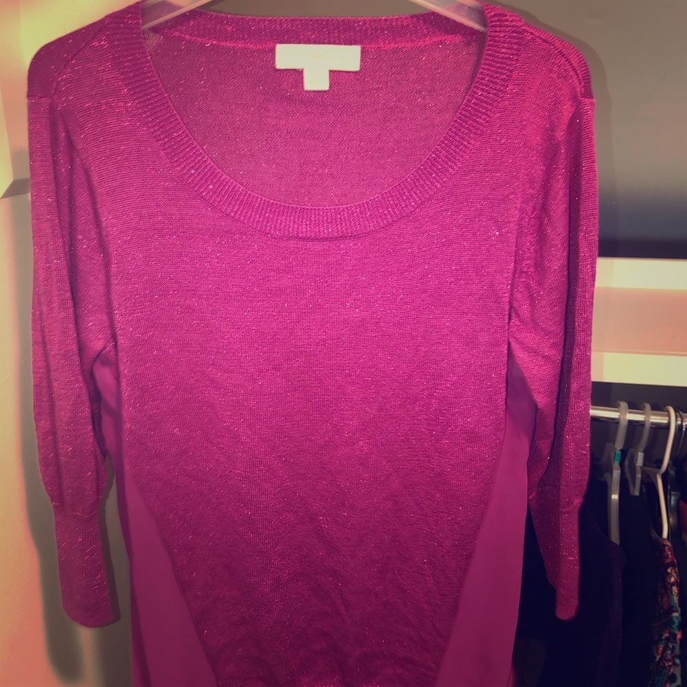 Pink High-Low Long Sleeve Tee